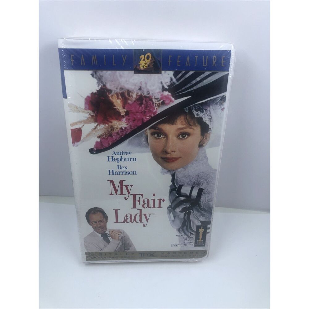 *My Fair Lady Audrey Hepburn & Rex Harrison VHS vintage